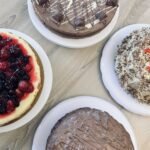 A delicious slice of homemade cake, a perfect treat to enjoy with coffee at Giftly Surprize.