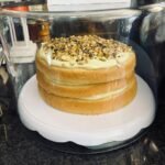 A delicious slice of homemade cake, a perfect treat to enjoy with coffee at Giftly Surprize.