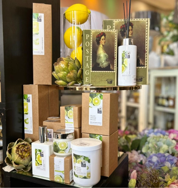 A display of new products, featuring the latest gifts and home decor items recently added to the Giftly Surprize collection.