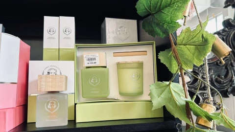 A display of new products, featuring the latest gifts and home decor items recently added to the Giftly Surprize collection.